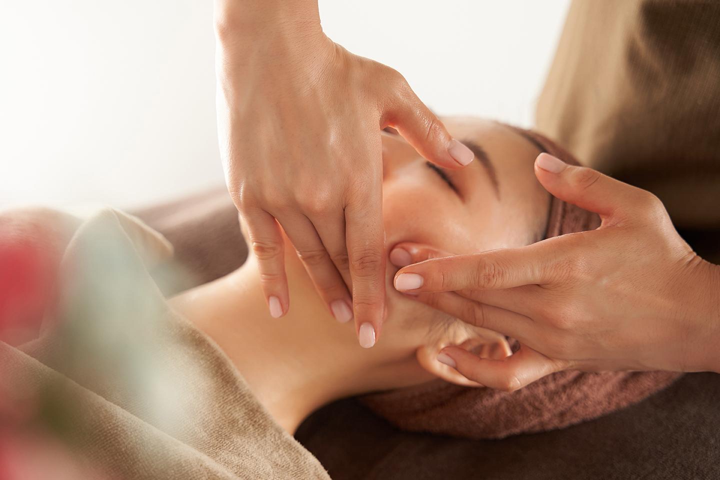 Image of a person getting a massage